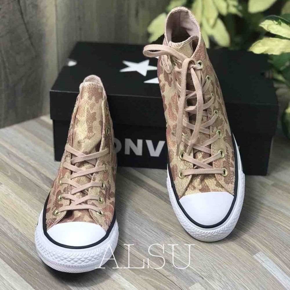 NWT Converse High Top particle beige Women's Size 10 AUTHENTIC 559837F - Picture 4 of 8